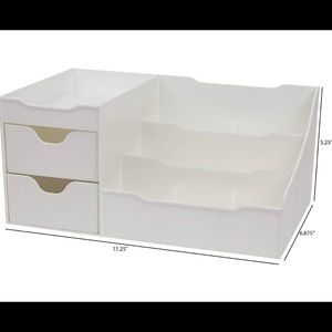 Mantello Makeup White Organizer Poshmark